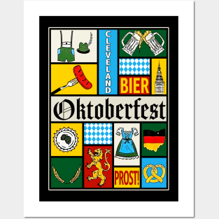 Prost! Beer Pretzel Lover Oktoberfest Festival 2023 Drinking Posters and Art